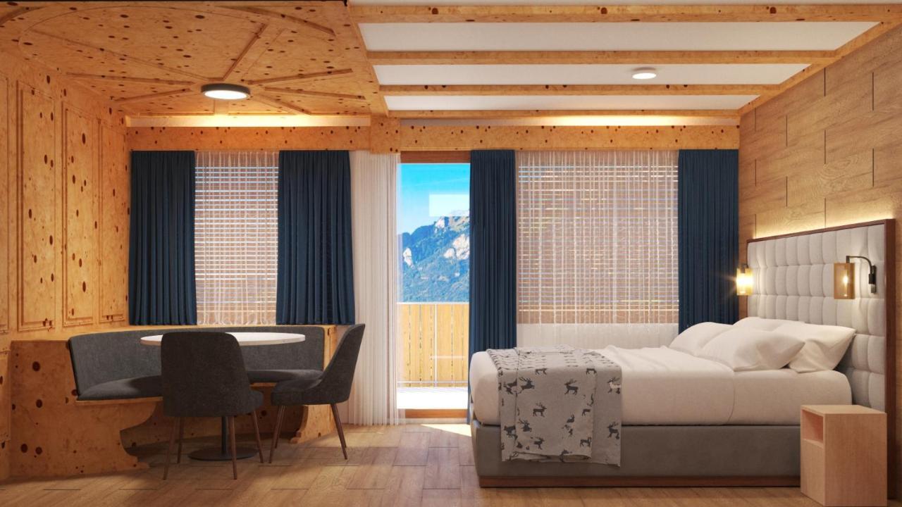 Wunderstay Alpine 17 Chic New Studio W Pool & View Klosters Buitenkant foto